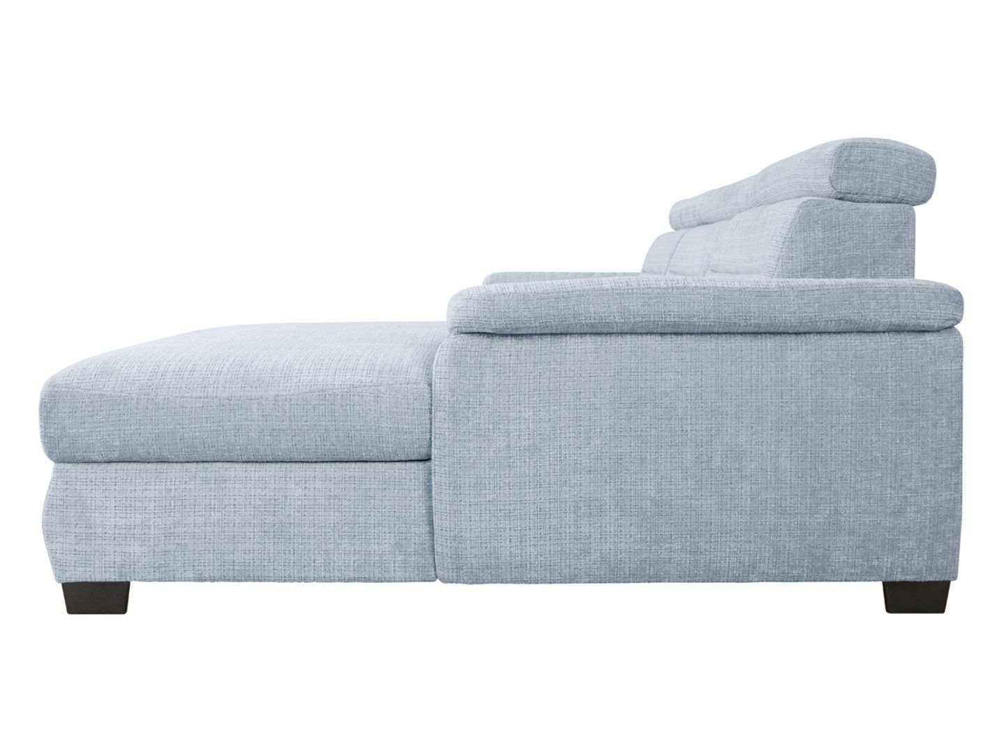 Right-hand folding corner sofa with storage compartment AGUDA, blue - Image 7