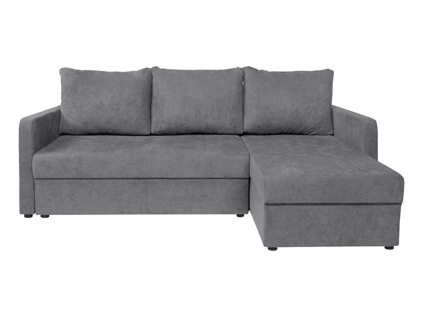Imros universal folding corner sofa with storage compartment, gray - Image 6