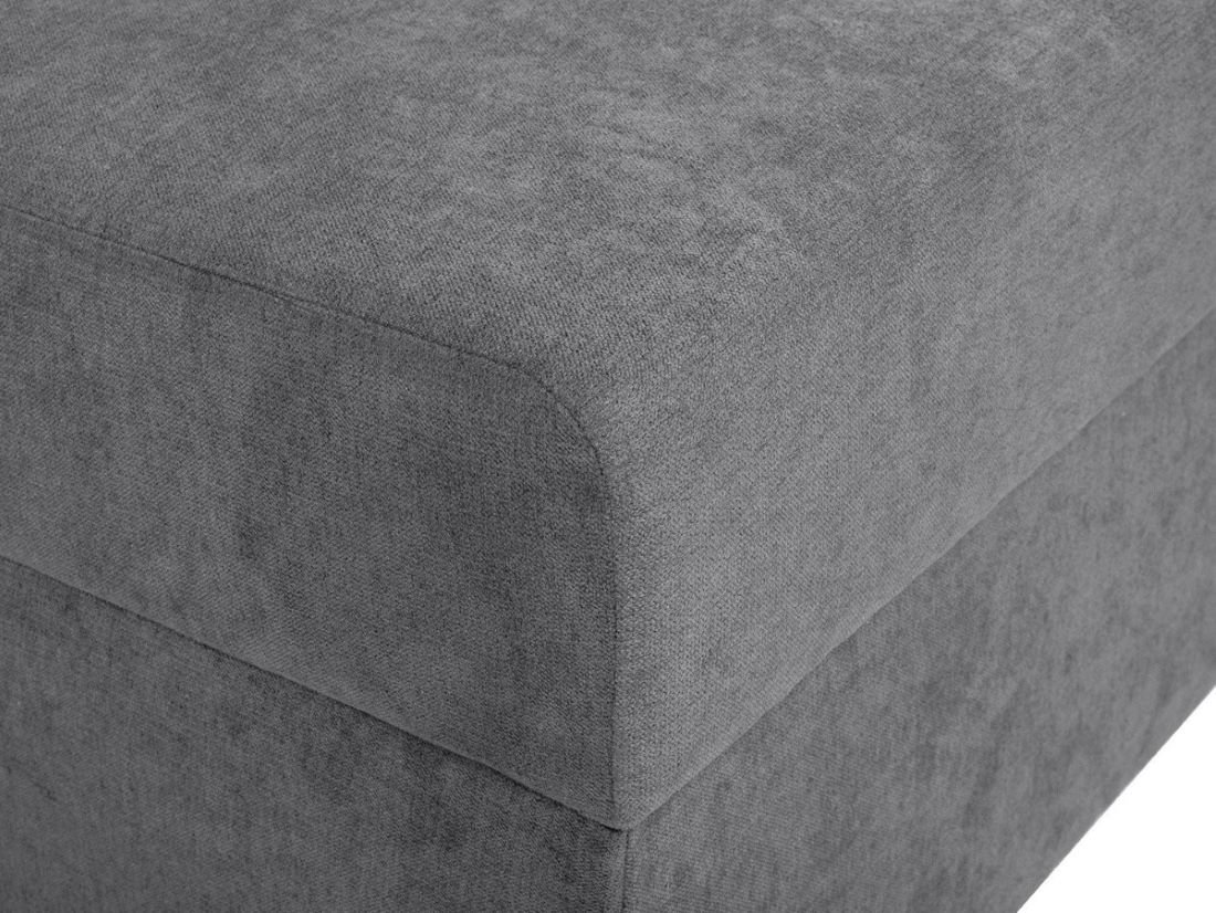 Imros universal folding corner sofa with storage compartment, gray - Image 2