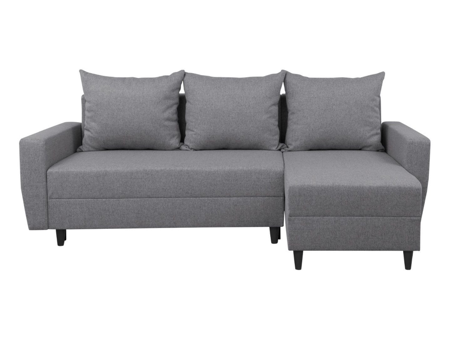 MALIN universal corner sofa, extendable with box, wicker, gray - Image 4