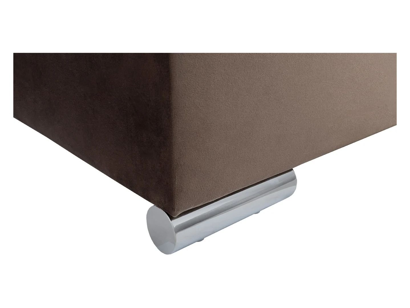 Merin universal corner sofa with sleeping function and 2 sideboards, brown - Image 4