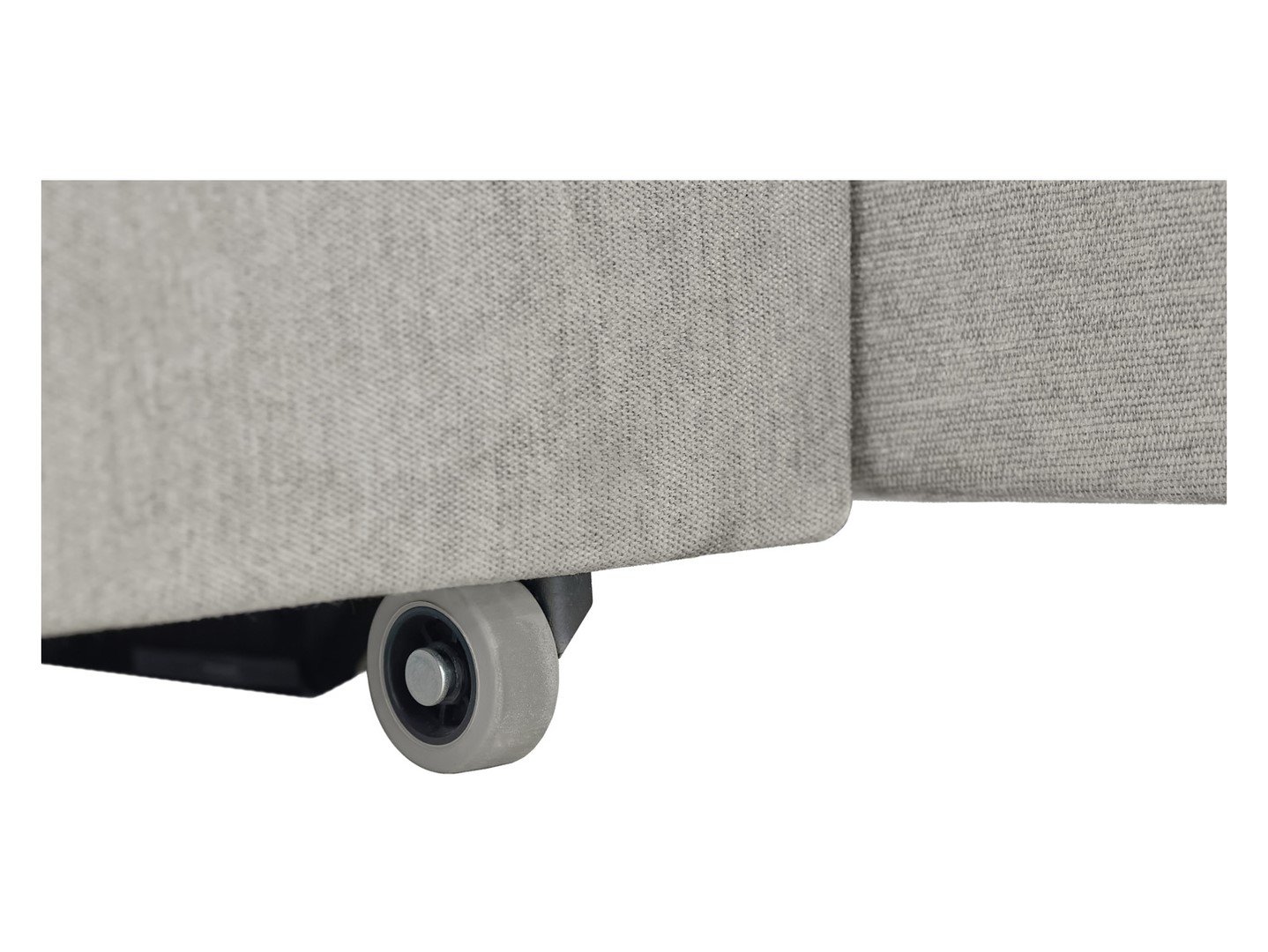 Simba universal corner sofa, extendable, with storage compartment, light gray - Image 3