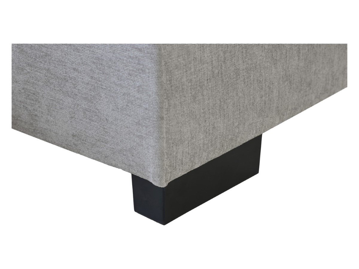 Simba universal corner sofa, extendable, with storage compartment, light gray - Image 4