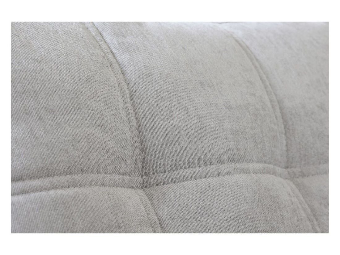 Simba universal corner sofa, extendable, with storage compartment, light gray