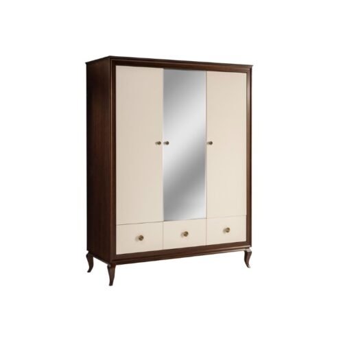 Wardrobe with mirror NICEA NI-3DL