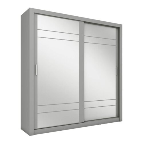 ARTI AR-08 two-door sliding wardrobe, gray