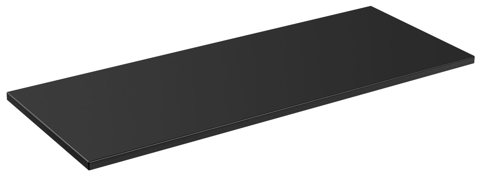 Washbasin cabinet set with 4 drawers, 120 cm, matte black countertop - Image 4