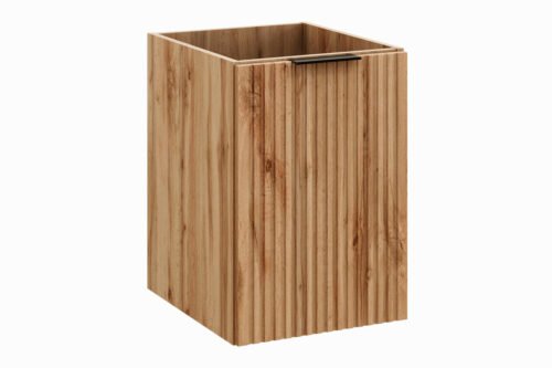 Adel oak countertop cabinet, 40 cm, 1 door, with laundry basket