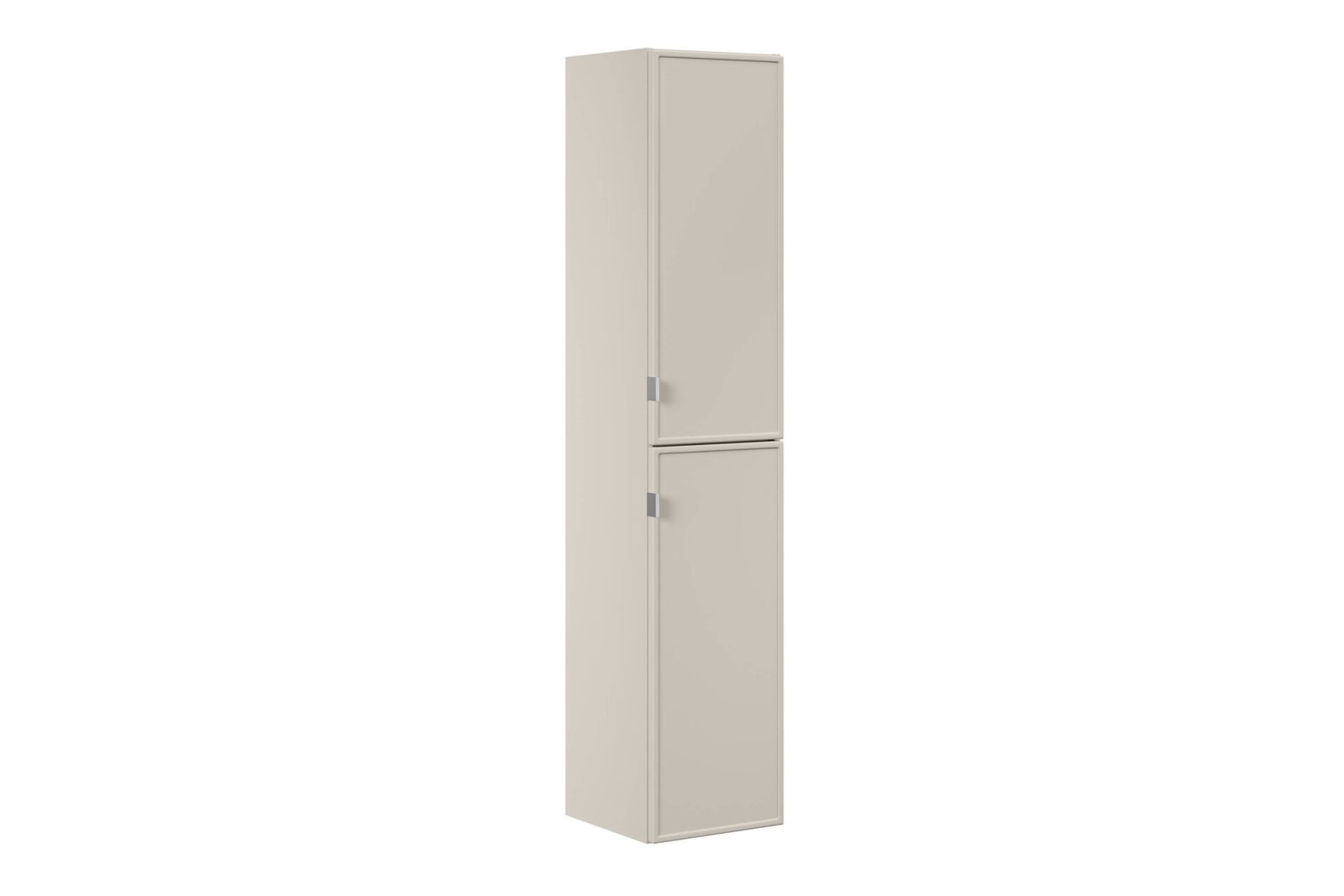 Bella cashmere tall cabinet with 2 doors