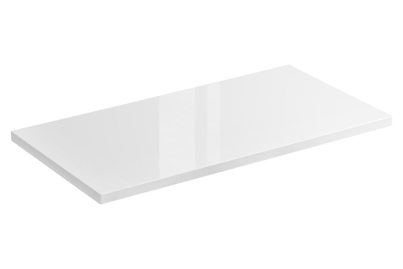 60 cm Capri 890 table top, white glossy