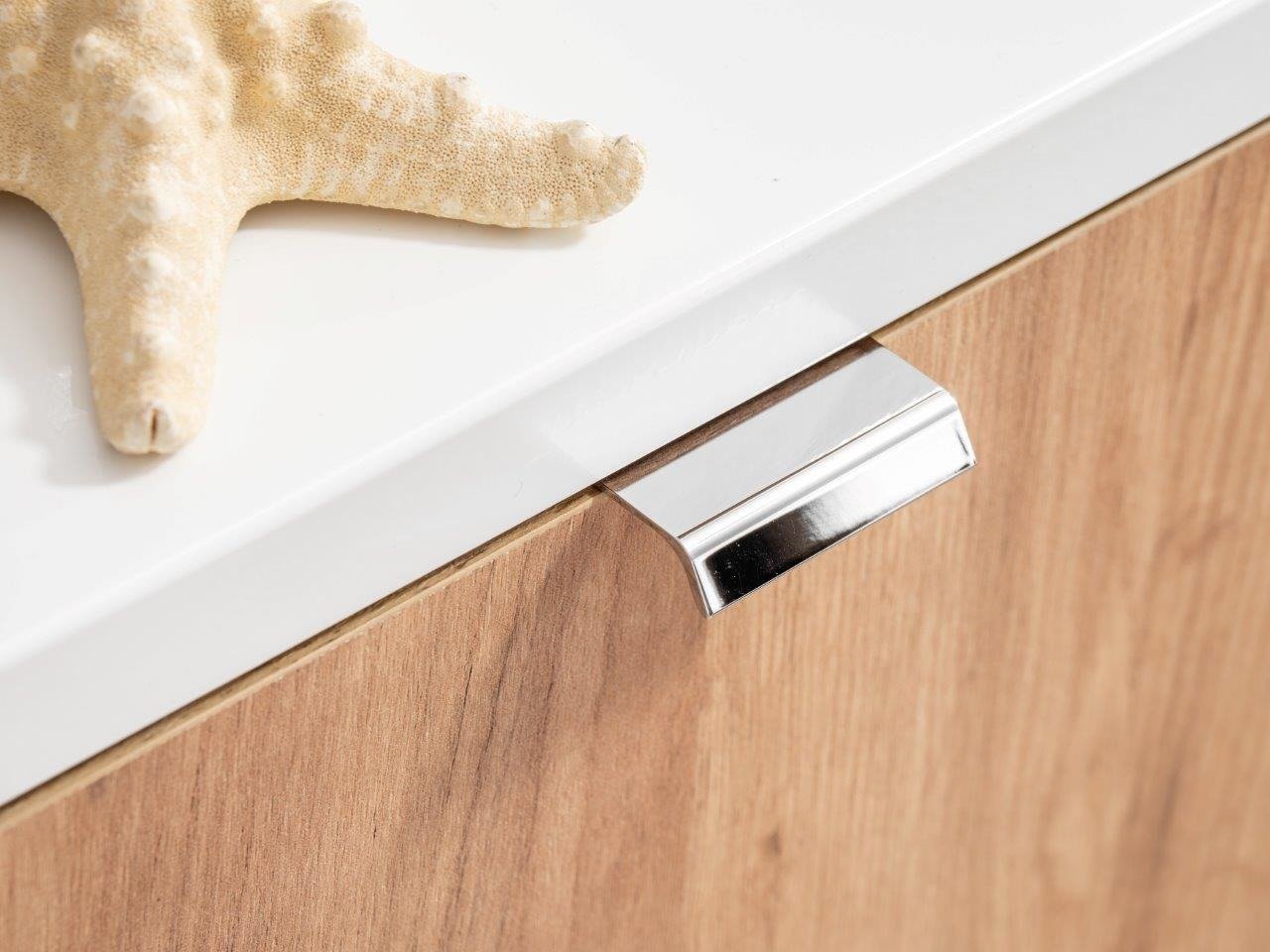 80 cm Capri 891 white glossy table top - Image 2
