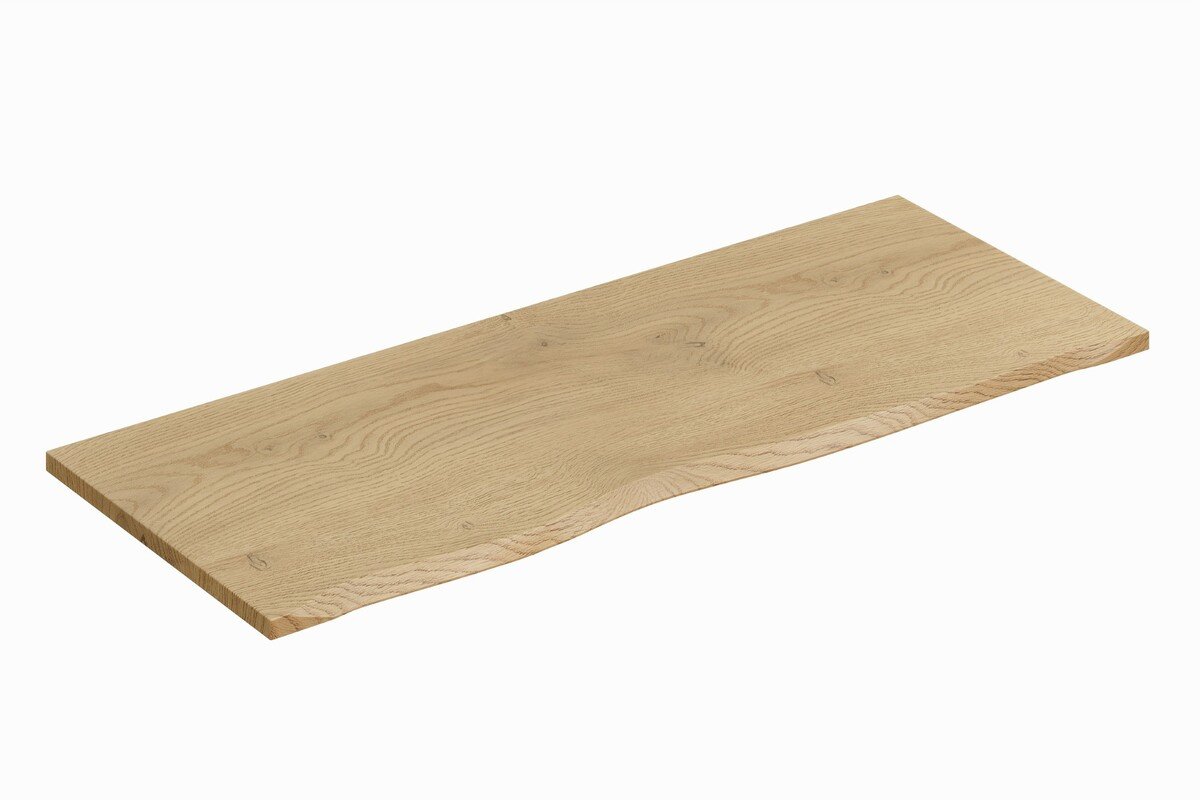 Bathroom countertop, 120 cm, Cremona Nature Oak, oak