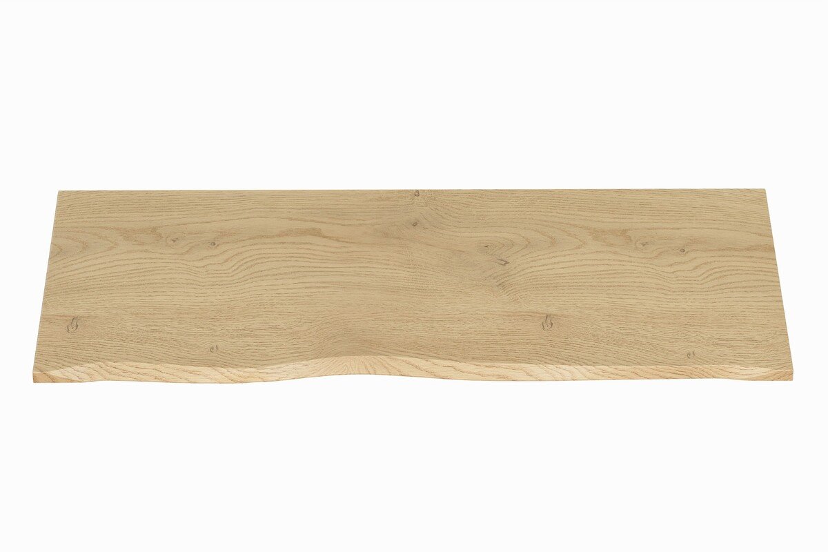 Bathroom countertop, 120 cm, Cremona Nature Oak, oak - Image 2