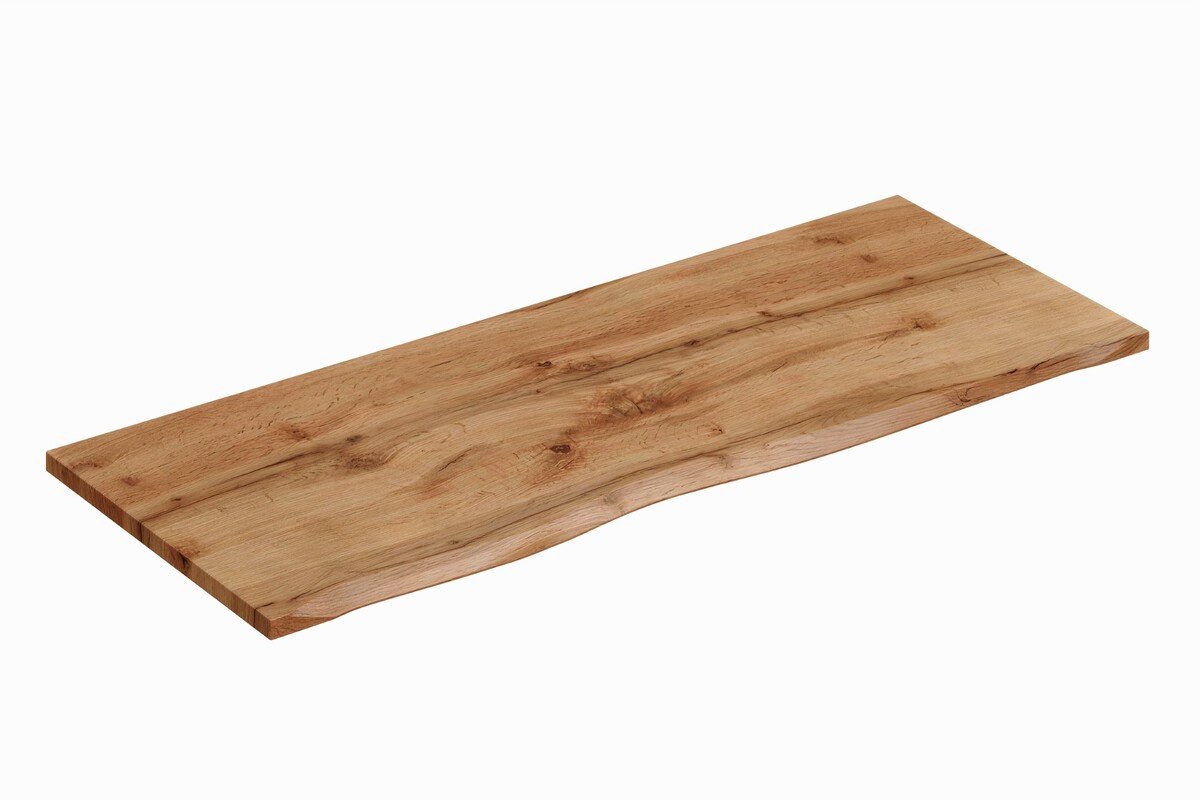 Bathroom countertop, 120 cm, Wotan Nature Oak, oak