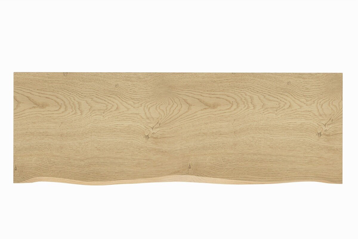 Bathroom countertop, 140 cm, Cremona Nature Oak, oak - Image 3