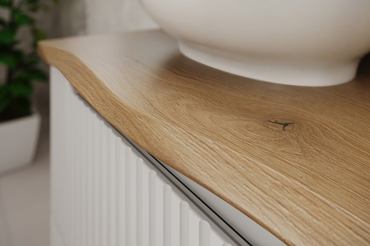 60cm Coast Oak Bathroom Countertop, Evoke Nature - Image 4