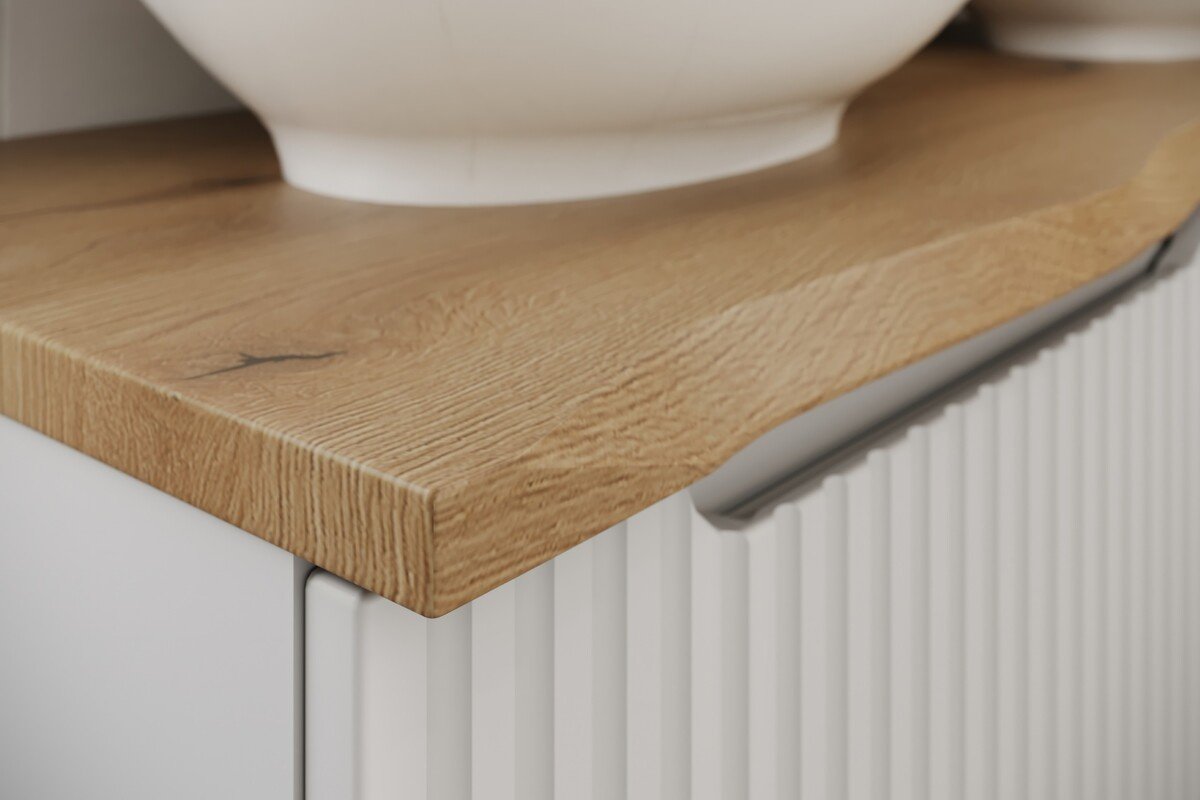 60cm Coast Oak Bathroom Countertop, Evoke Nature - Image 5