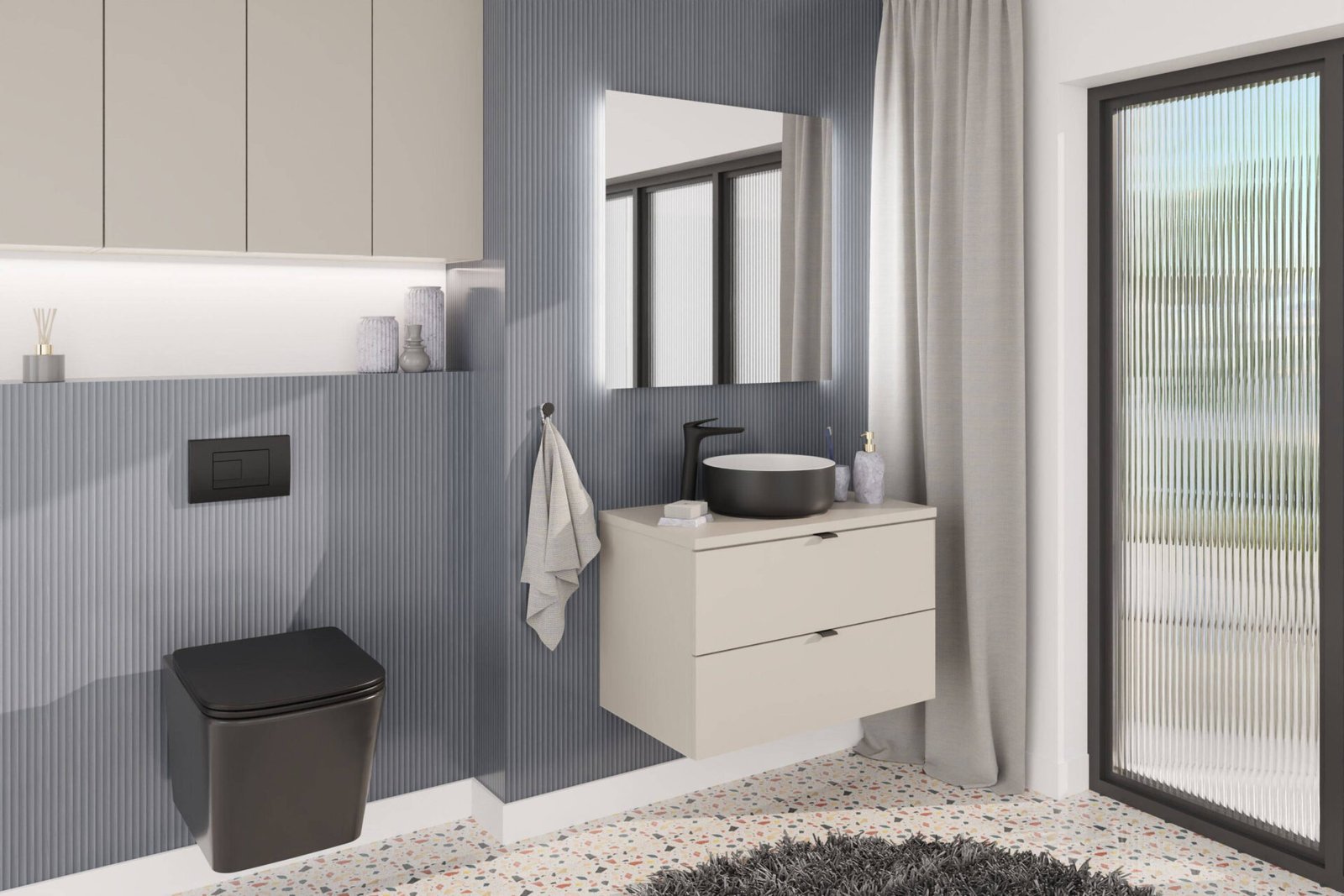 Dalia cashmere bathroom countertop 60 cm - Image 4