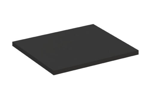 Black bathroom countertop 60 cm