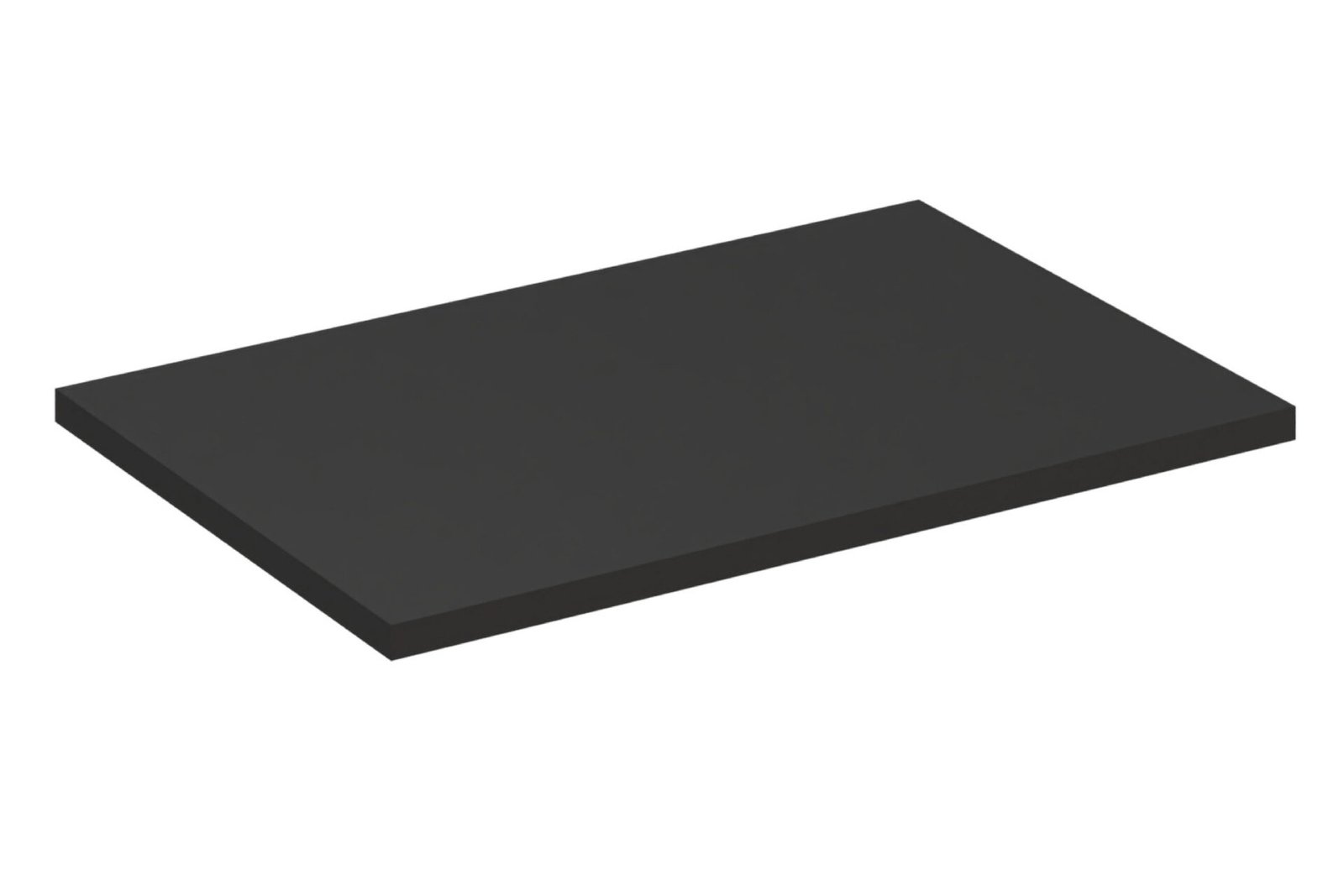 Black bathroom countertop 80 cm