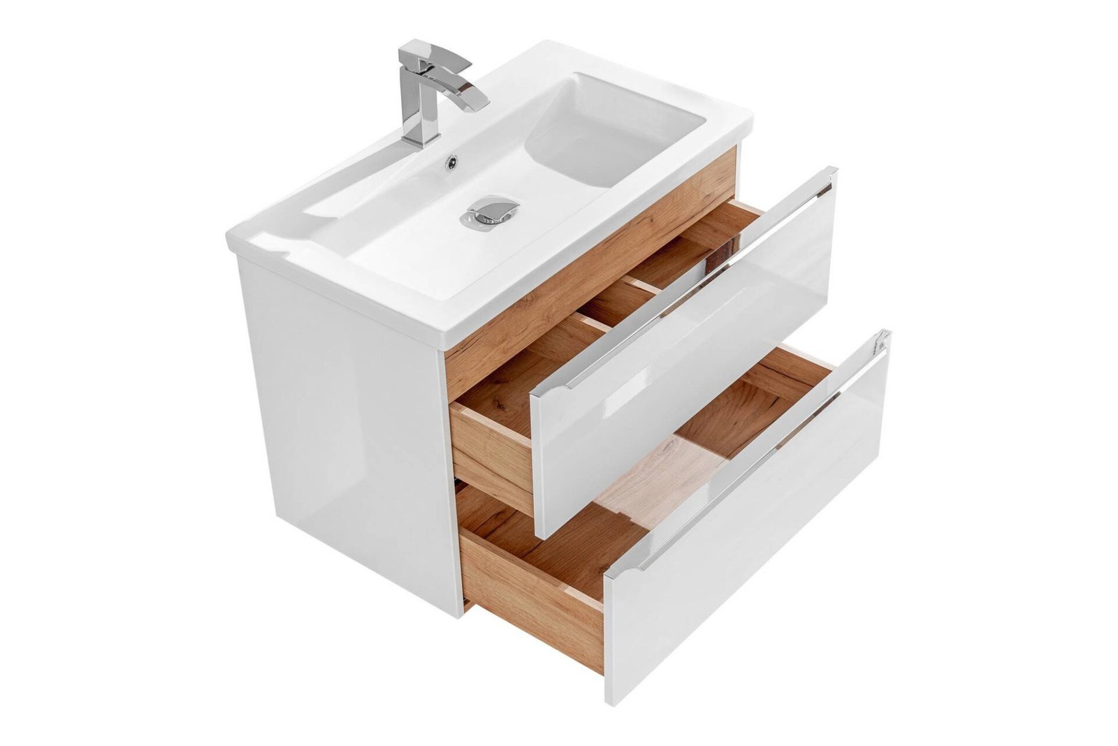 CAPRI WHITE 821 Washbasin cabinet 2S 80 cm - Image 3