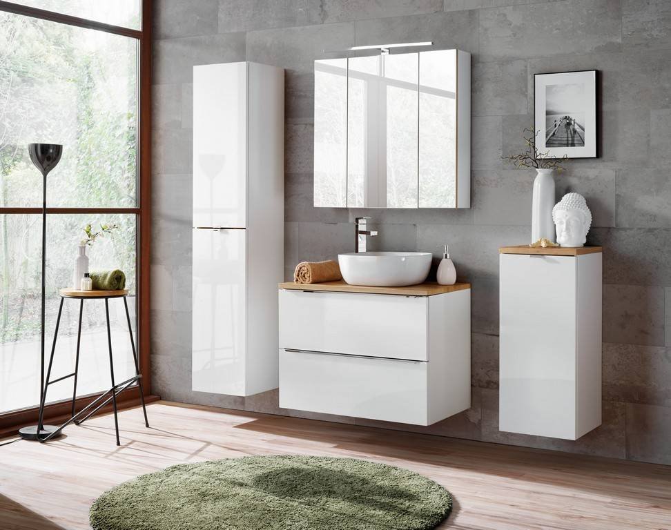 CAPRI WHITE 821 Washbasin cabinet 2S 80 cm - Image 4