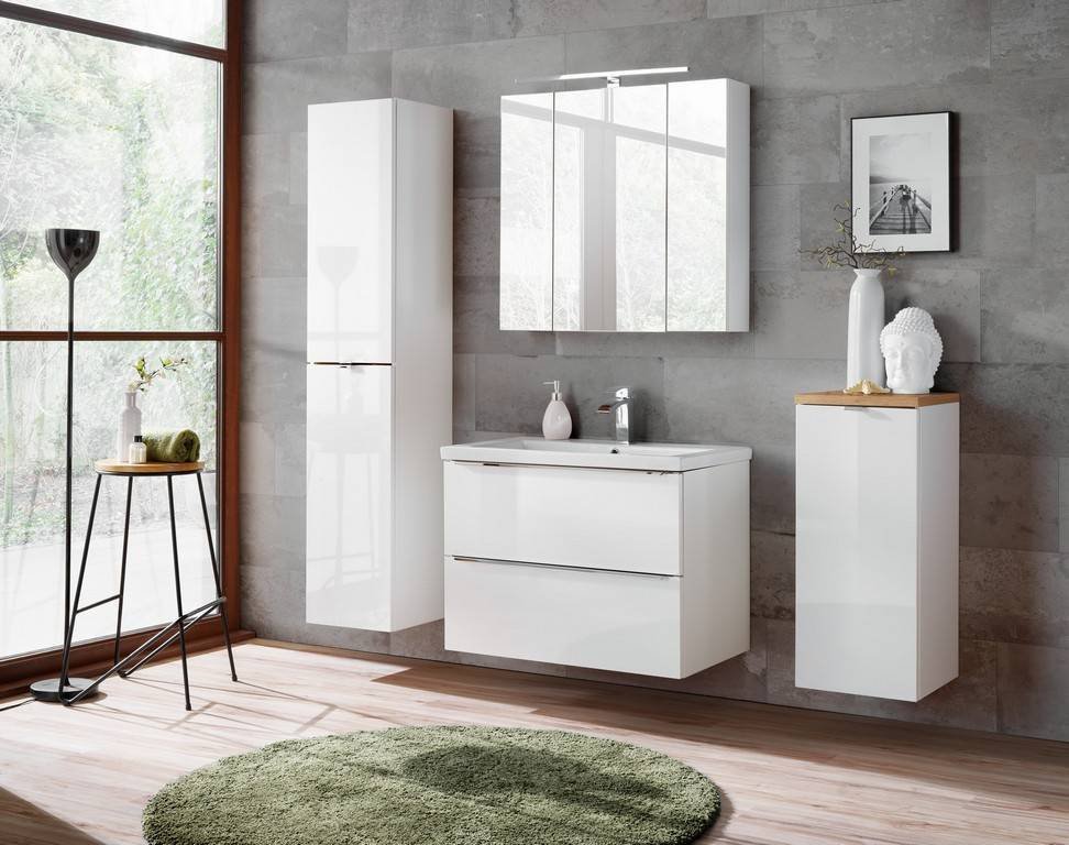 CAPRI WHITE 821 Washbasin cabinet 2S 80 cm - Image 5
