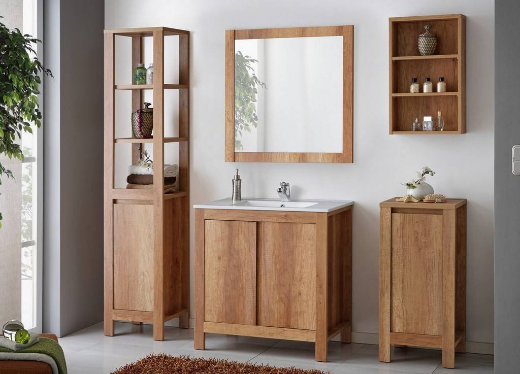 CLASSIC OAK 821 - Washbasin cabinet 80 2D - Image 3