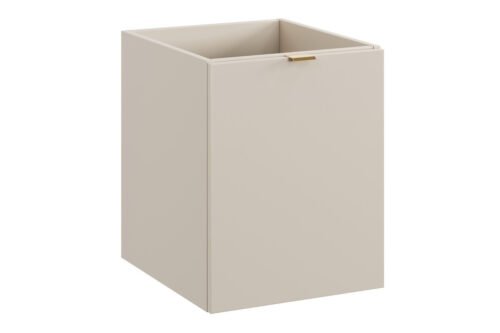 Dalia cashmere under-counter cabinet, 40 cm, 1 door and laundry basket
