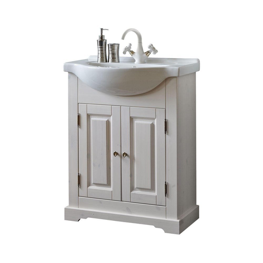 Wooden cabinet with sink 65 cm Romantic - Image 3