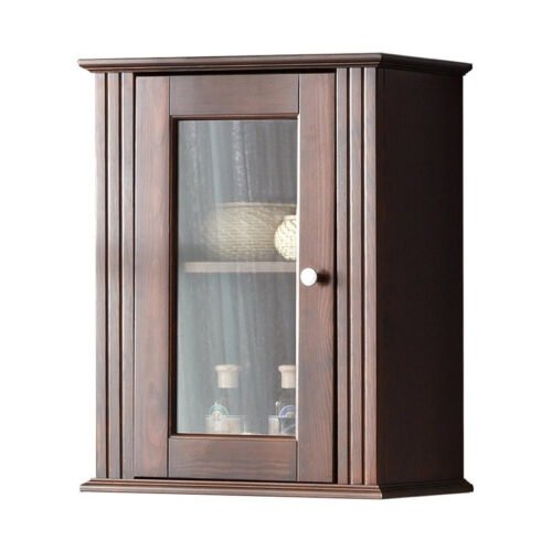 Retro wooden wall cabinet