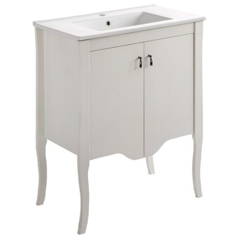 Wooden cabinet with washbasin 60 cm Elisabeth