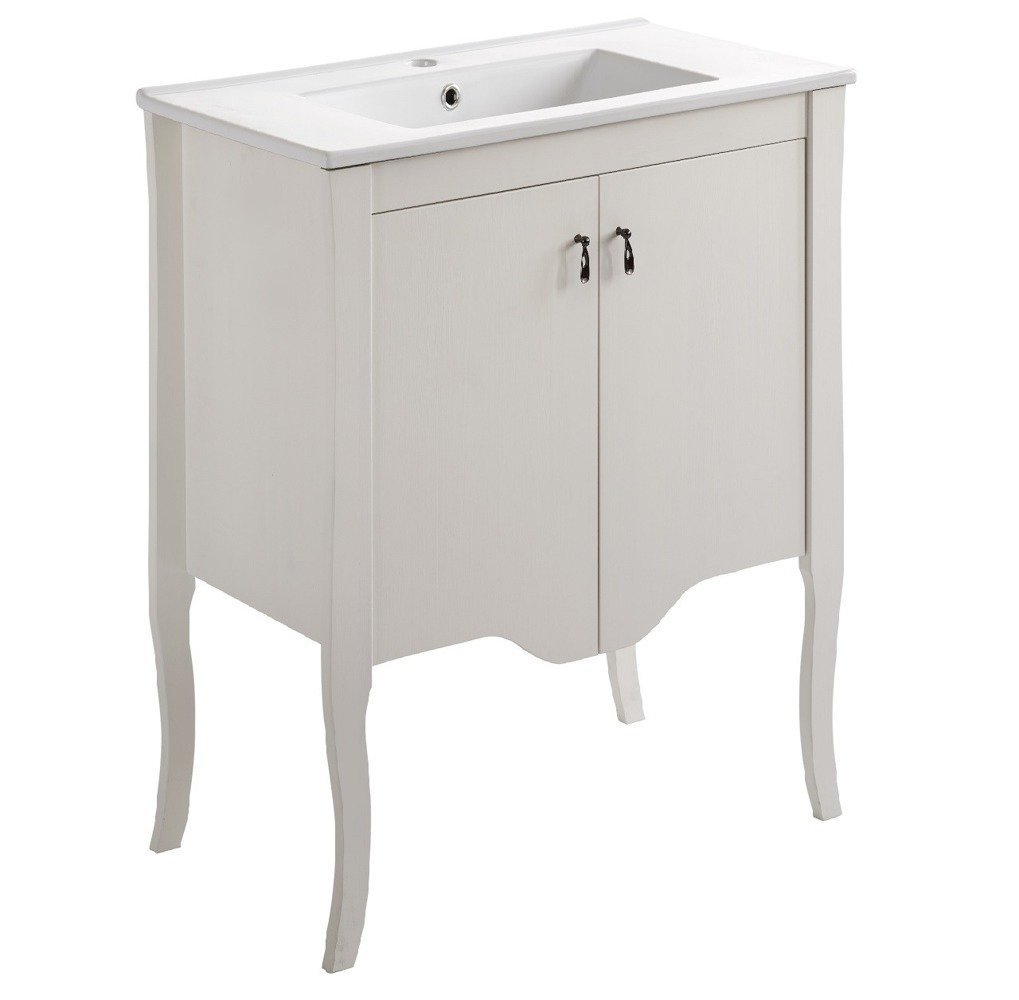 Wooden cabinet with washbasin 60 cm Elisabeth