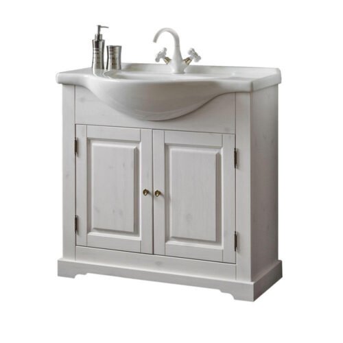Wooden cabinet with sink 85 cm Romantic