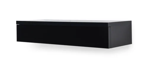 Navene hanging console 100 cm, glossy black, a functional and versatile addition to the living room, hallway or office