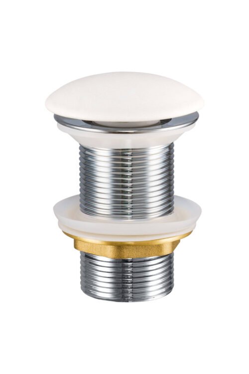 Comad washbasin stopper, glossy white