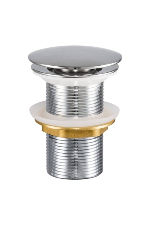 Comad washbasin stopper, chrome silver