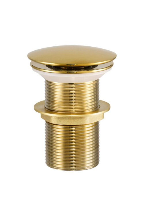 Comad washbasin stopper, gold gloss
