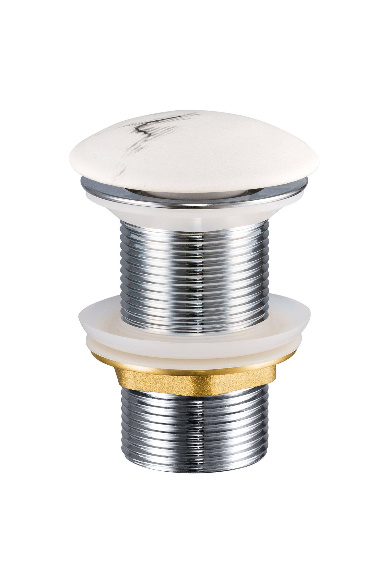 Washbasin stopper MEGI-MW13 white matt