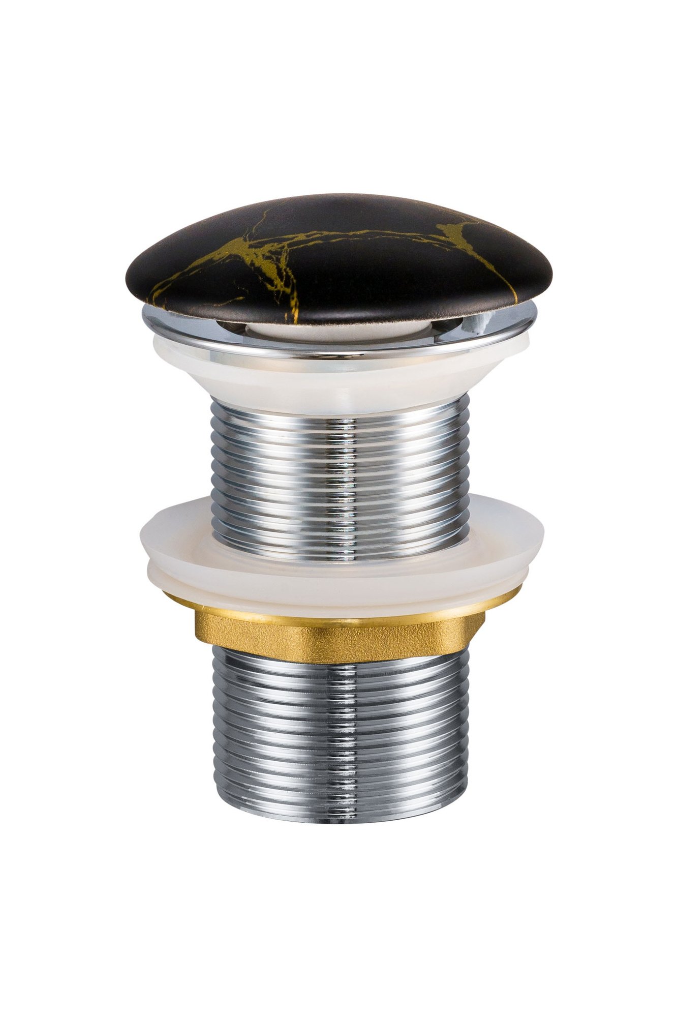 MONA-MB12 washbasin plug, matte black
