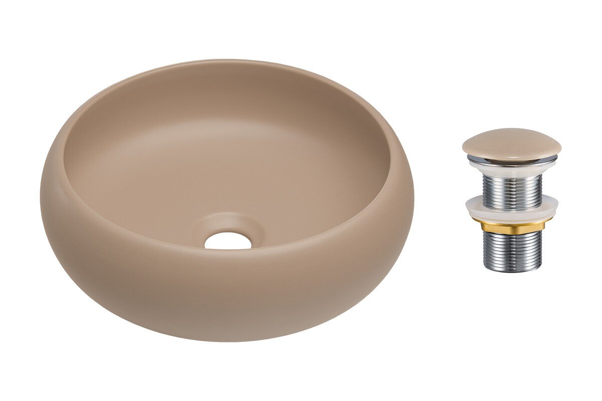 WIKI-MC washbasin stopper "Cappuccino Mat" - Image 3