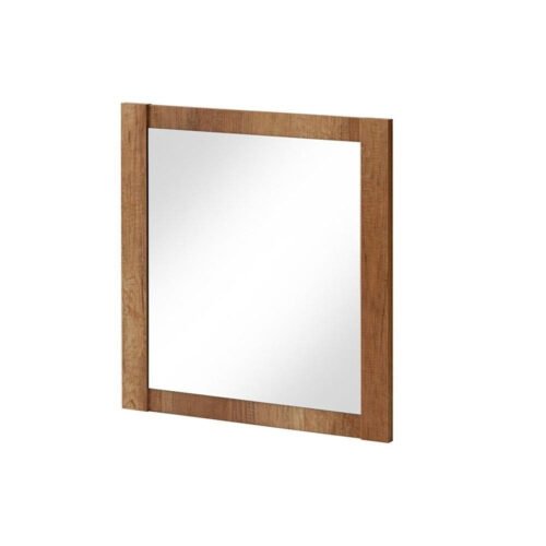 Bathroom mirror 80 cm, classic oak