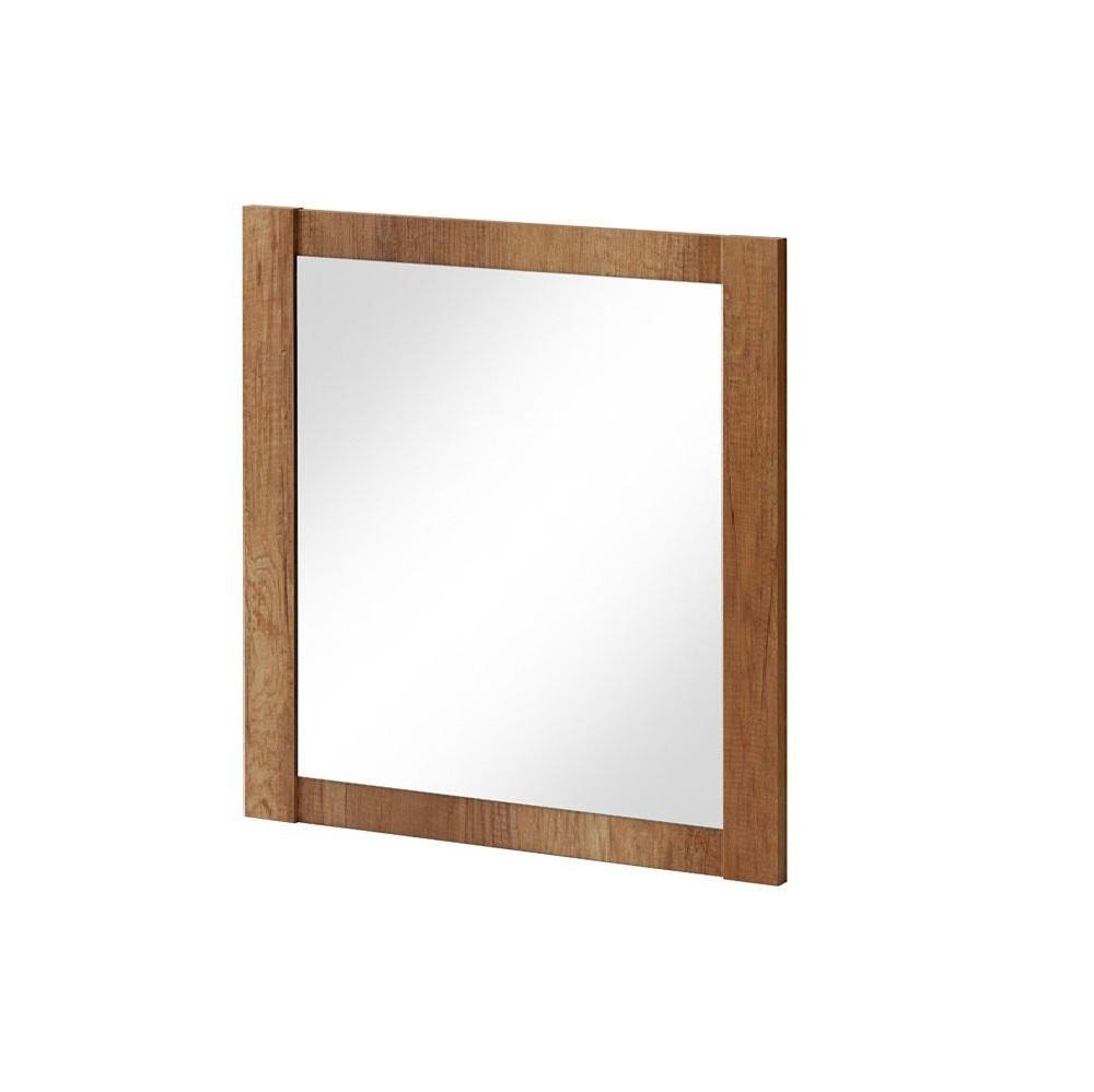 Bathroom mirror 80 cm, classic oak