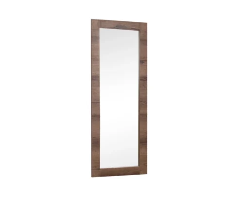 Denver hanging mirror, 56 cm, monastery oak color, rectangular shape, framed mirror, perfect for hallway, bedroom or dressing room