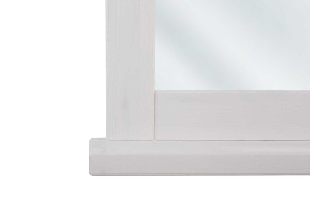 Mirror with shelf in wooden frame Romantic - Image 2