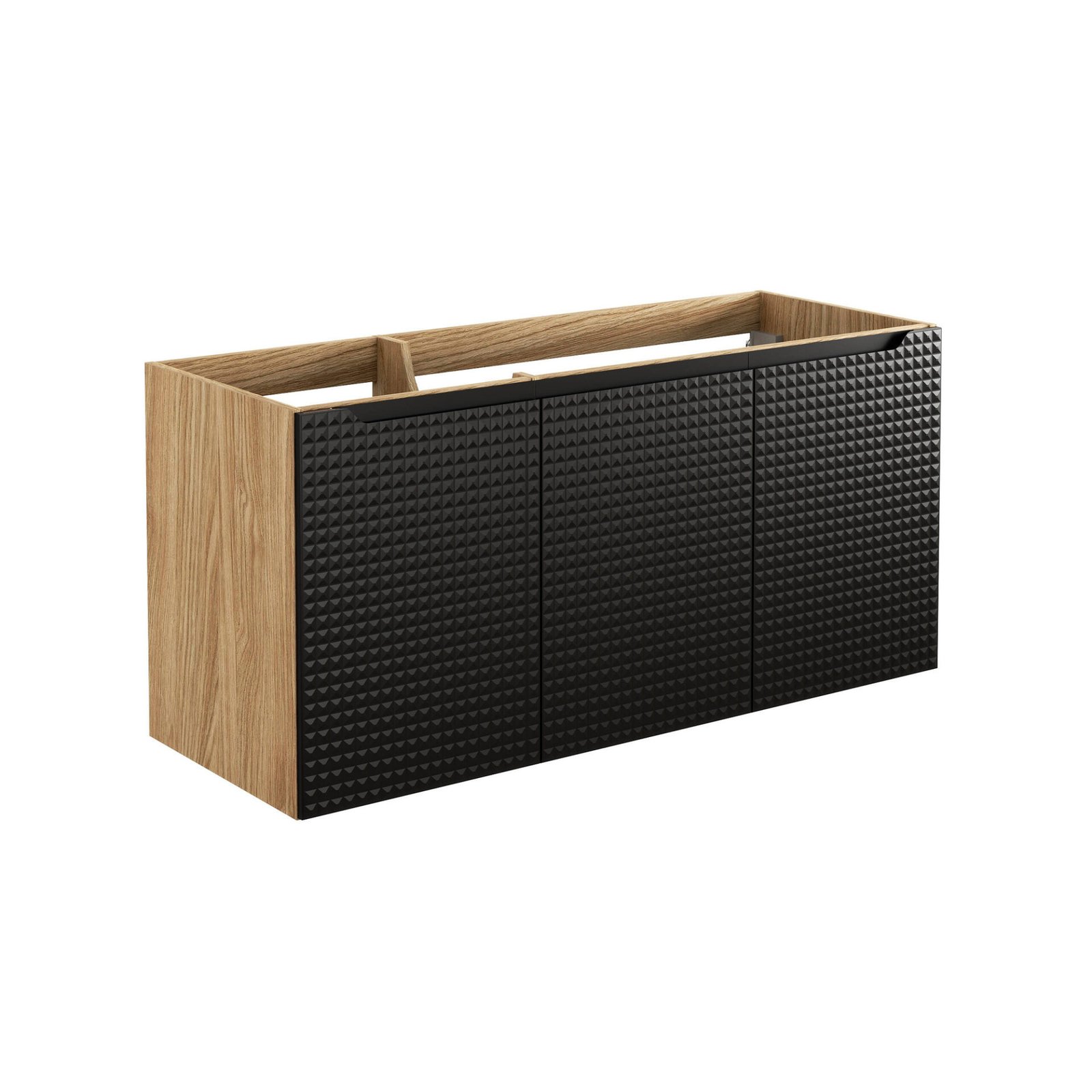 Luxor black 82-120-3D underbed cabinet, 120 cm, 3 doors