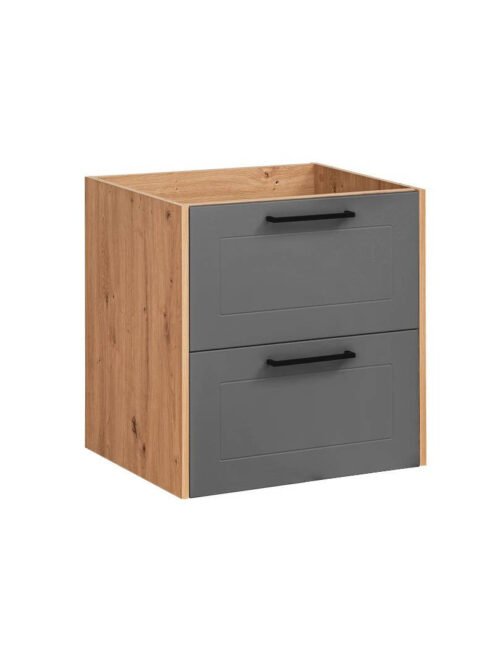 Madera Grey 820 – 2S washbasin cabinet 60 cm