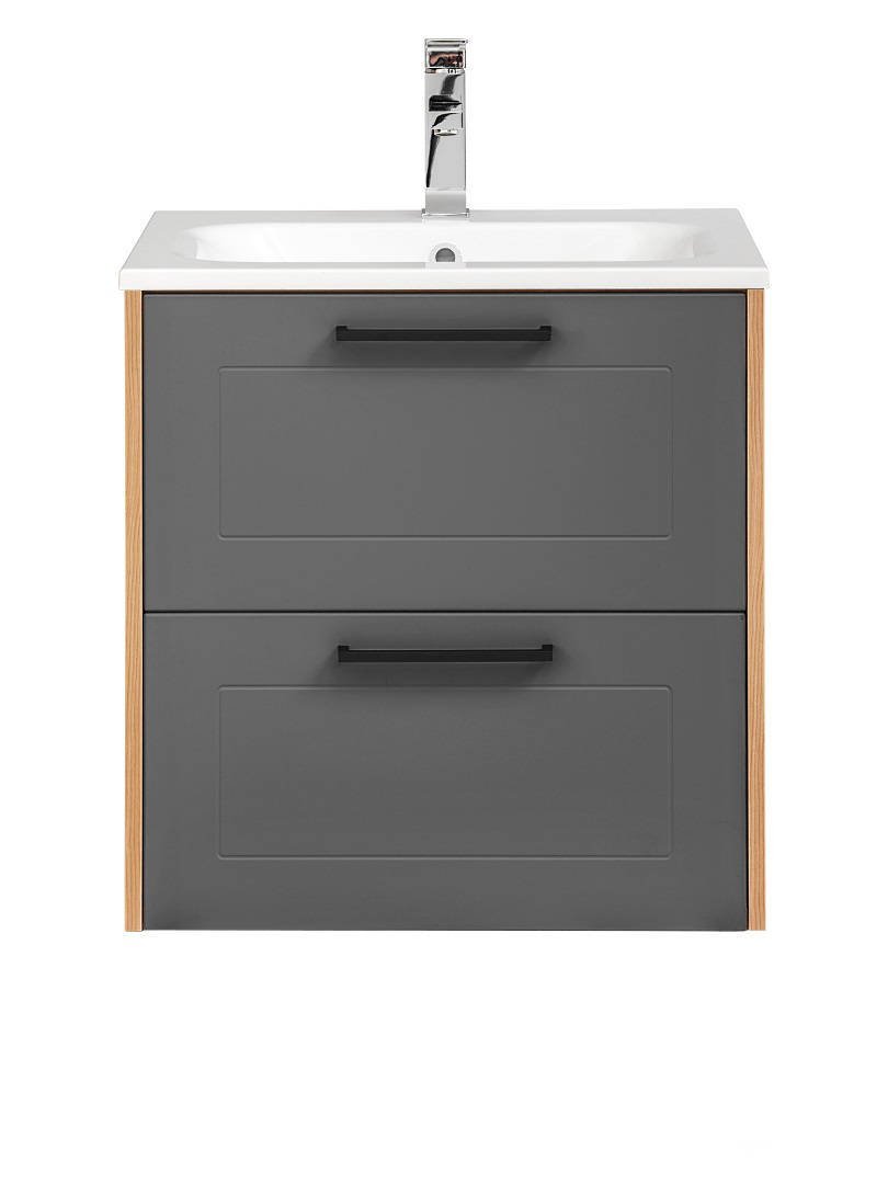 Madera Grey 820 - Cabinet with washbasin 60 cm - Image 2