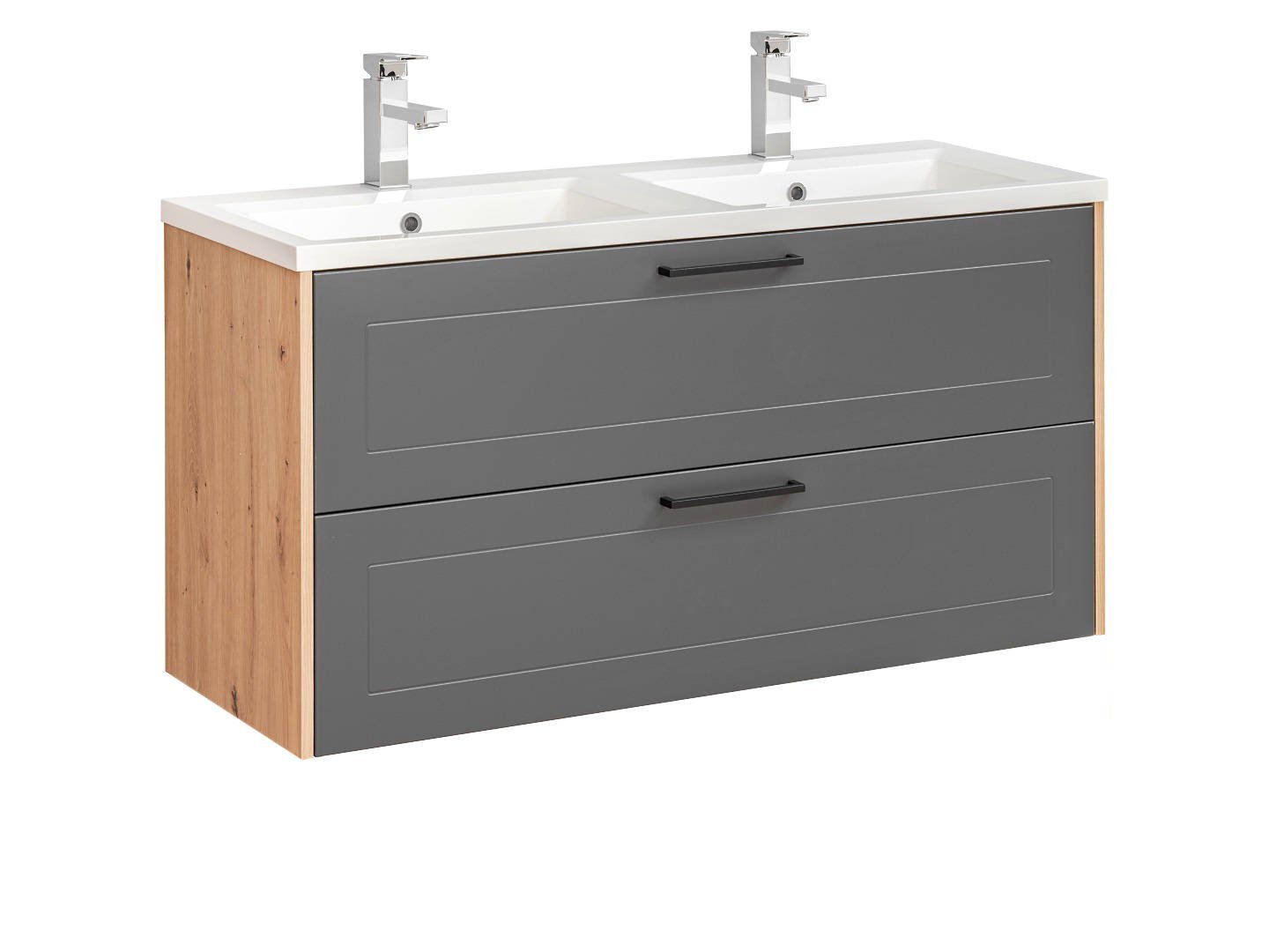 Madera Grey 854 - Cabinet with washbasin 120 cm