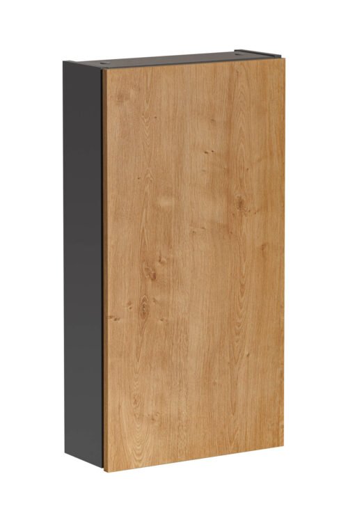 Monaco grey oak wall cabinet